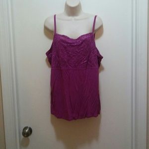 Cami with upper lace